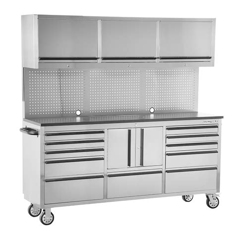 stainless steel tool cabinet uk|stainless steel workstation with drawers.